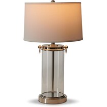 otto glass table lamp   