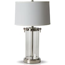 otto silver table lamp   