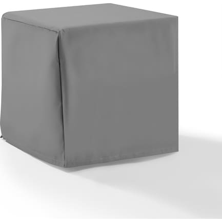 Outdoor End Table Cover - Gray
