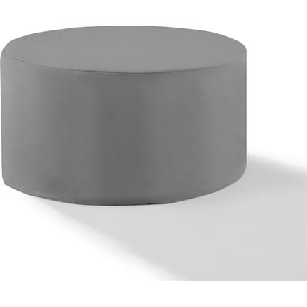 Outdoor Round Table Cover - Gray