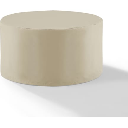 Outdoor Round Table Cover - Tan