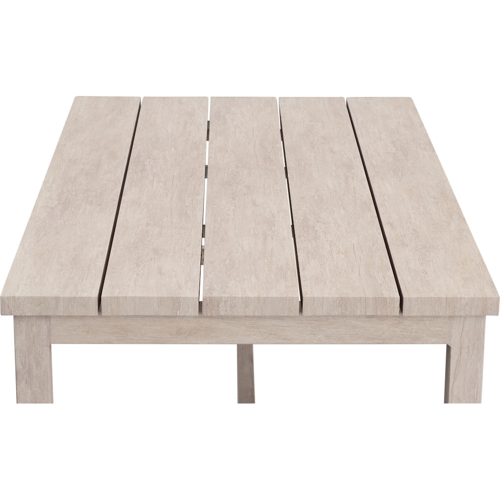 outer banks gray outdoor coffee table   