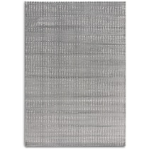 overlap gray area rug  x    