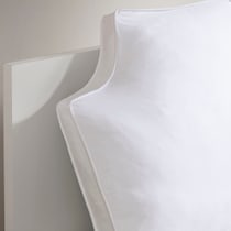 oversized white bed pillow   