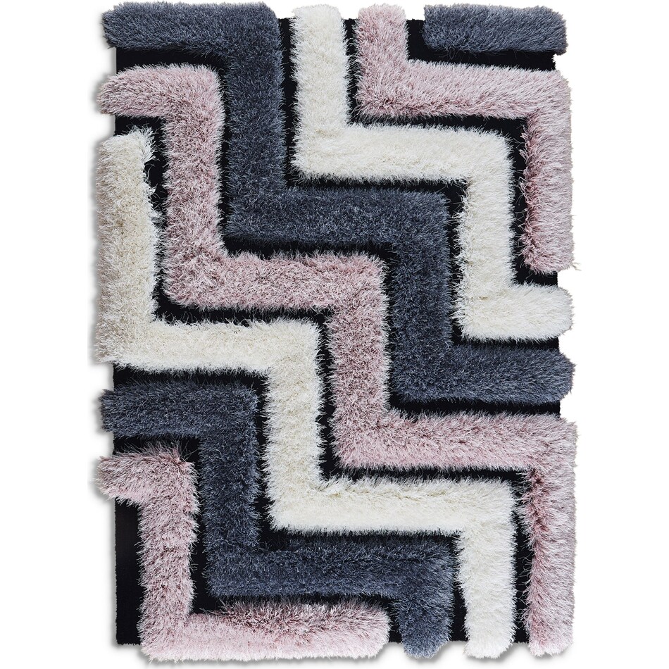 Overton Area Rug Pink/Gray/White Value City Furniture