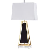 ozark black table lamp   