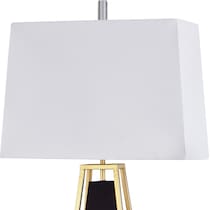 ozark black table lamp   