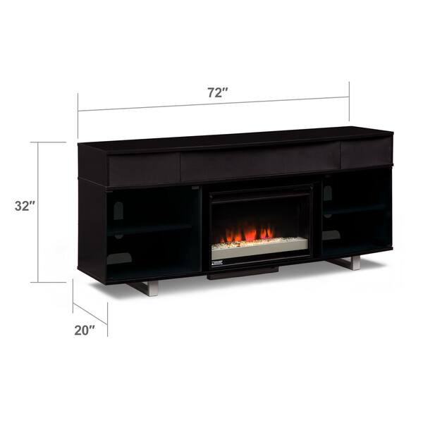Pacer Fireplace TV Stand with Sound Bar Value City Furniture