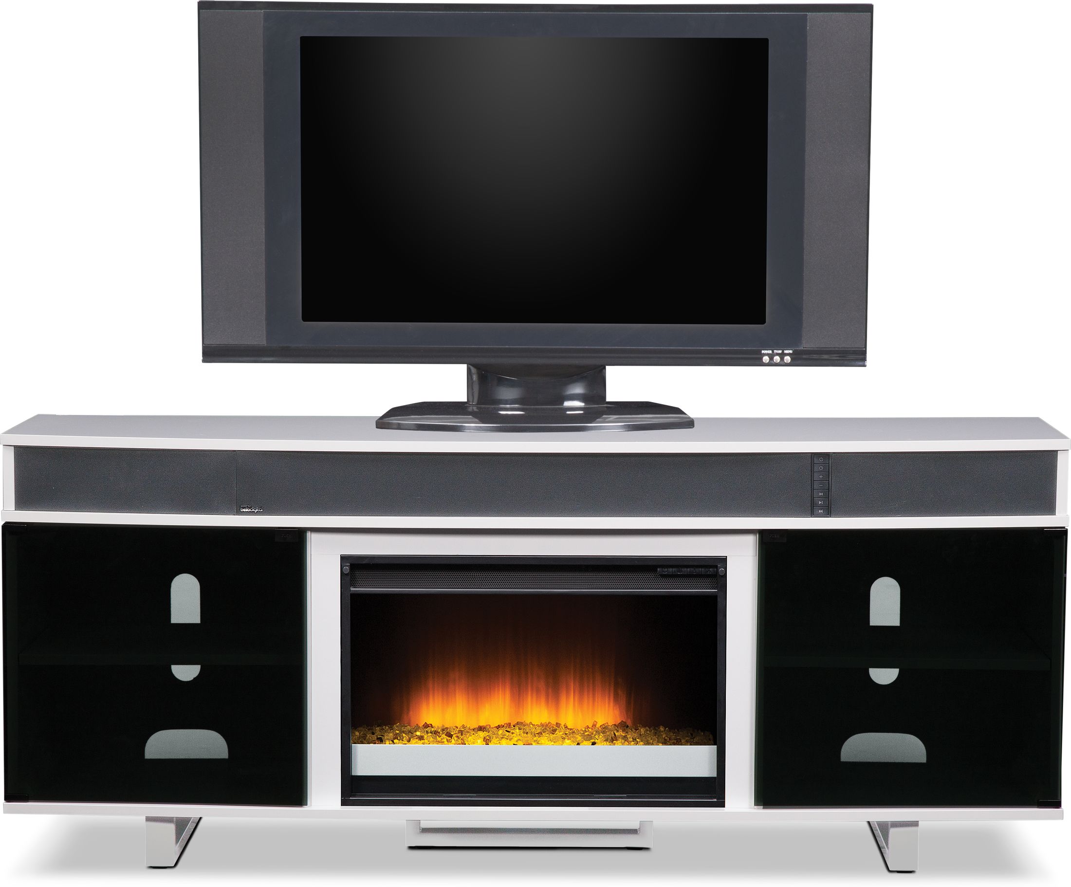 Pacer Fireplace Tv Stand With Sound Bar Value City Furniture Pacer Fireplace Tv Stand With Sound Bar, Pacer 72 Contemporary Fireplace Tv Stand With Soundbar