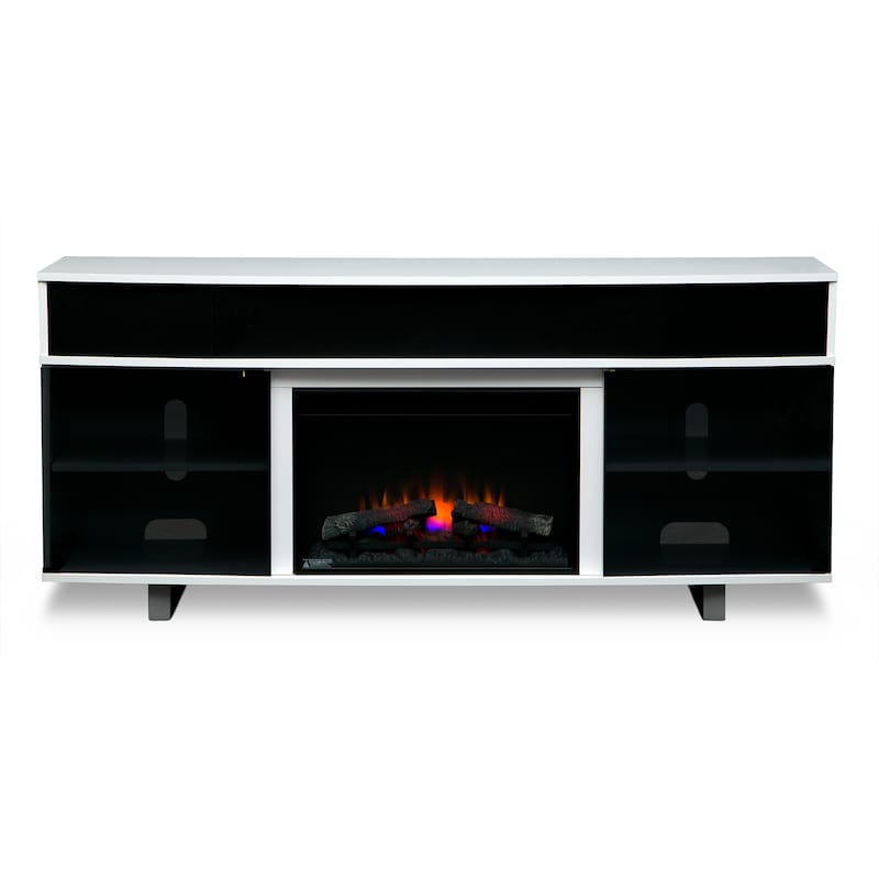 Pacer Fireplace TV Stand with Sound Bar Value City Furniture