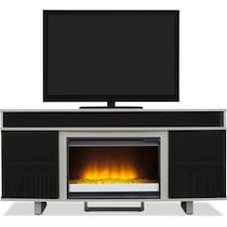 pacer gray fireplace tv stand   