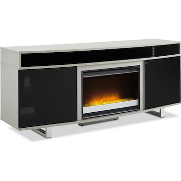 Pacer Fireplace TV Stand with Sound Bar