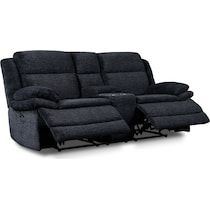 pacific black loveseat   