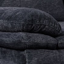 pacific black power recliner   