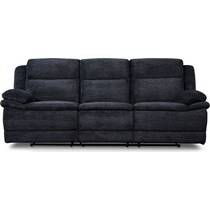 pacific black power reclining sofa   