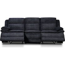 pacific black power reclining sofa   