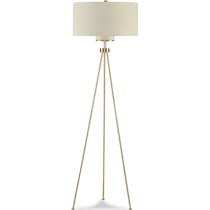 pacific gold floor lamp   