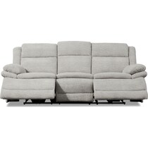 pacific gray manual reclining sofa   