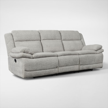 Pacific Manual Reclining Sofa - Light Gray