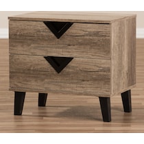 padma light brown nightstand   