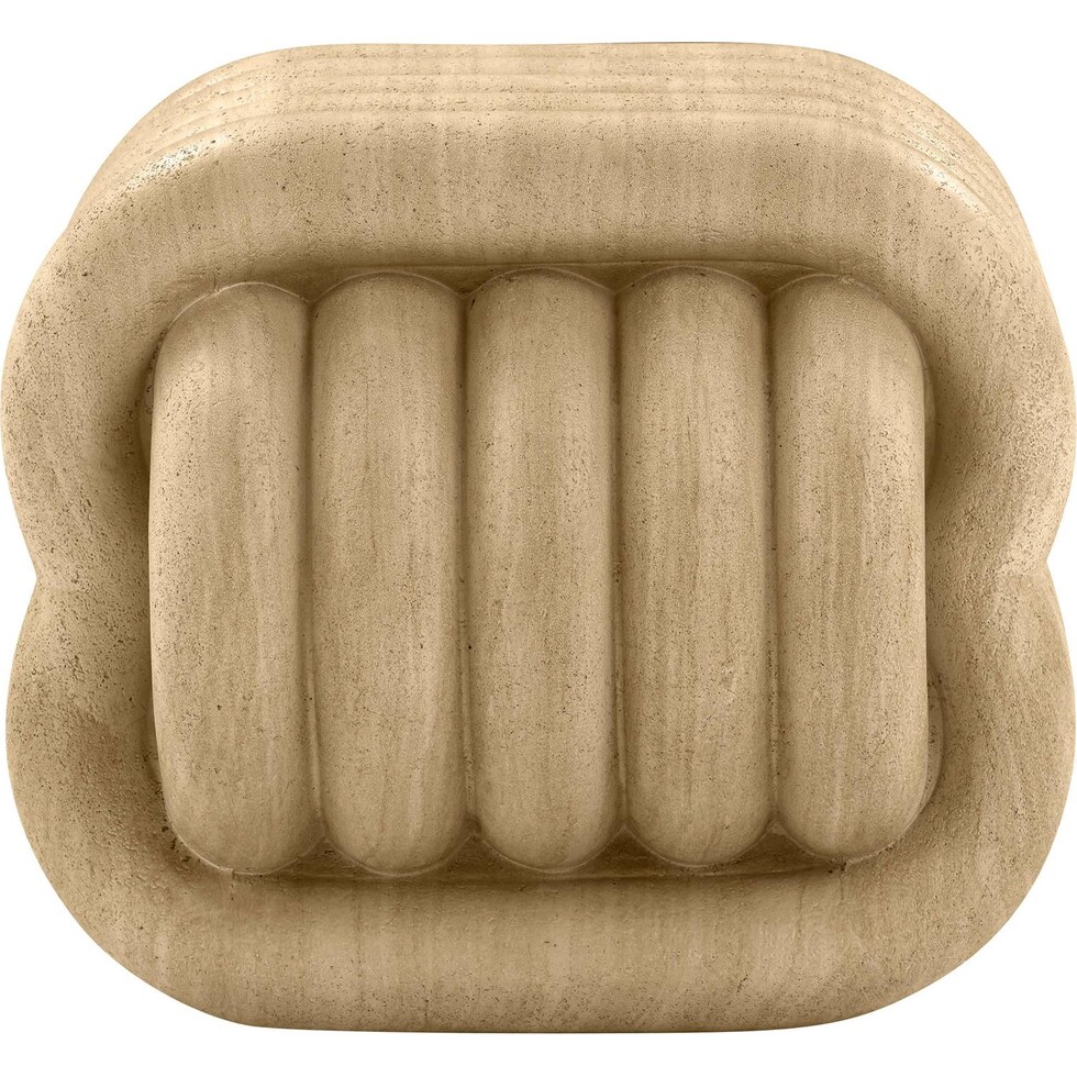 padre light brown accent stool   