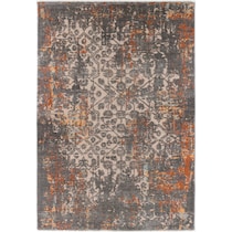 paige gray area rug  x    