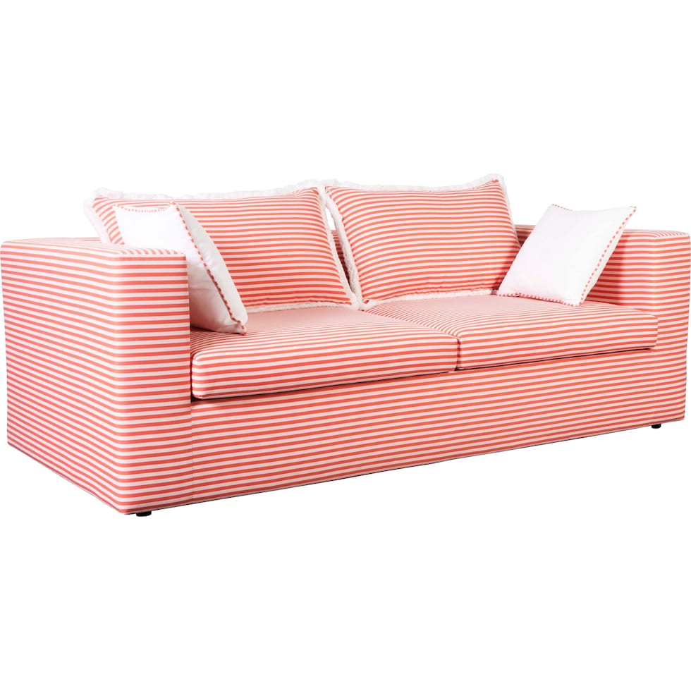 palawan red outdoor sofa   