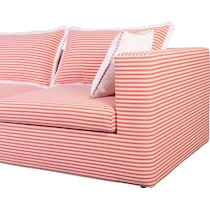 palawan red outdoor sofa   