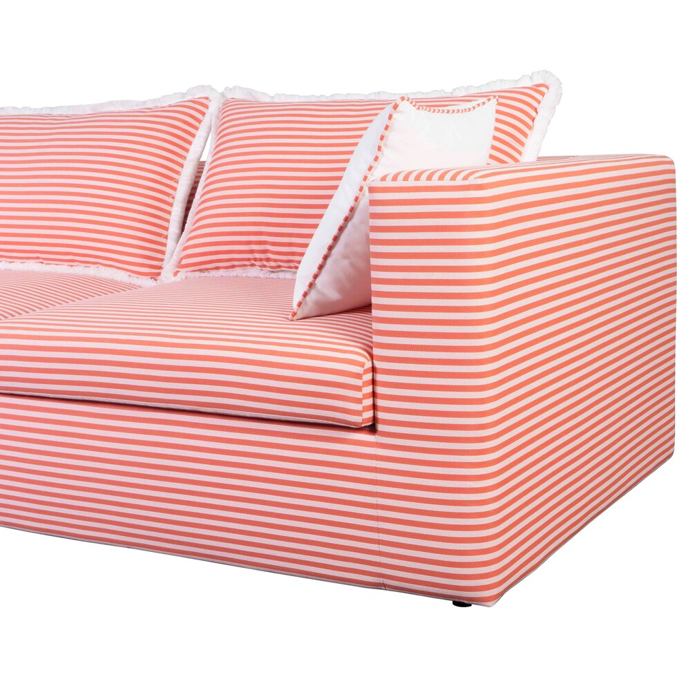 palawan red outdoor sofa   