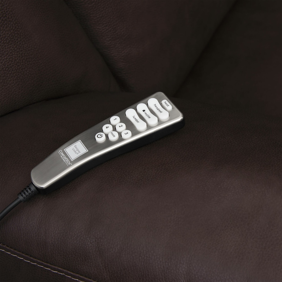palermo dark brown  pc power reclining living room   