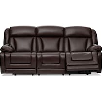 palermo dark brown sofa   