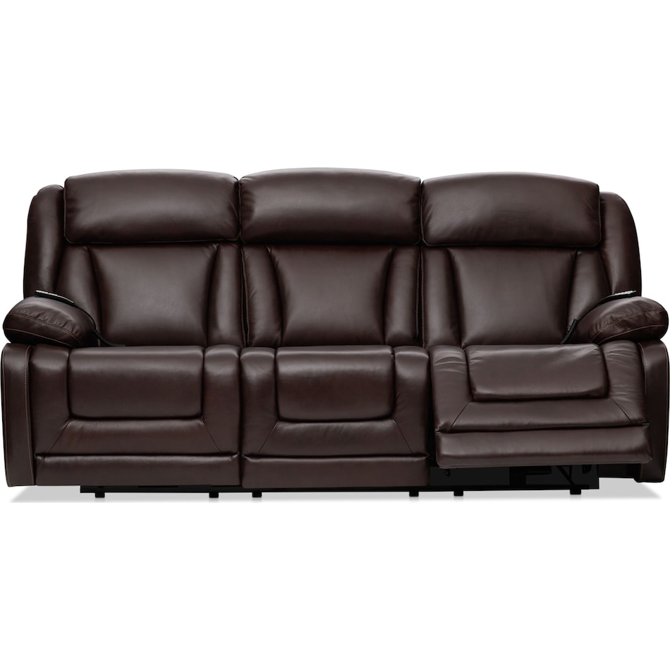 palermo dark brown sofa   