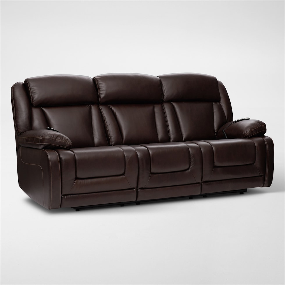 palermo dark brown sofa web   