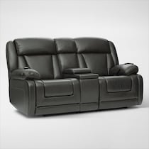 palermo gray loveseat web   