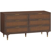 pally dark brown dresser   