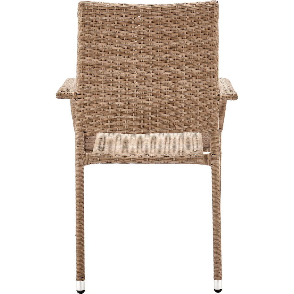 palm island light brown outdoor dining chair   