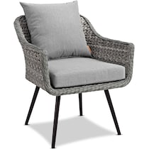 palm gray outdoor chair   