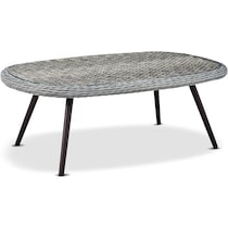 palm gray outdoor coffee table   
