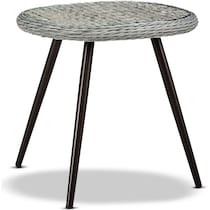 palm gray outdoor end table   