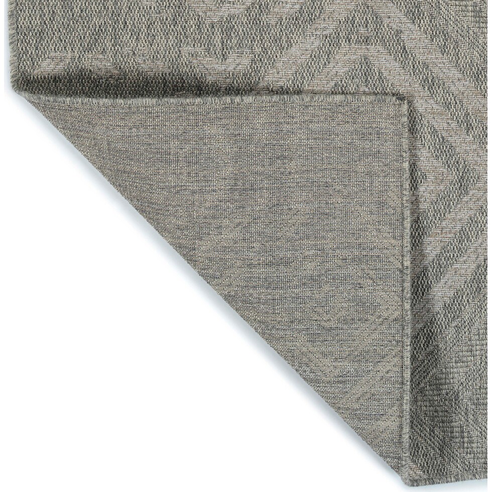 palma silver outdoor area rug   