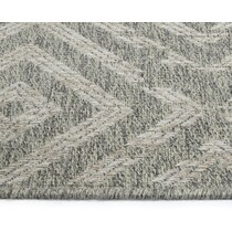 palma silver outdoor area rug   