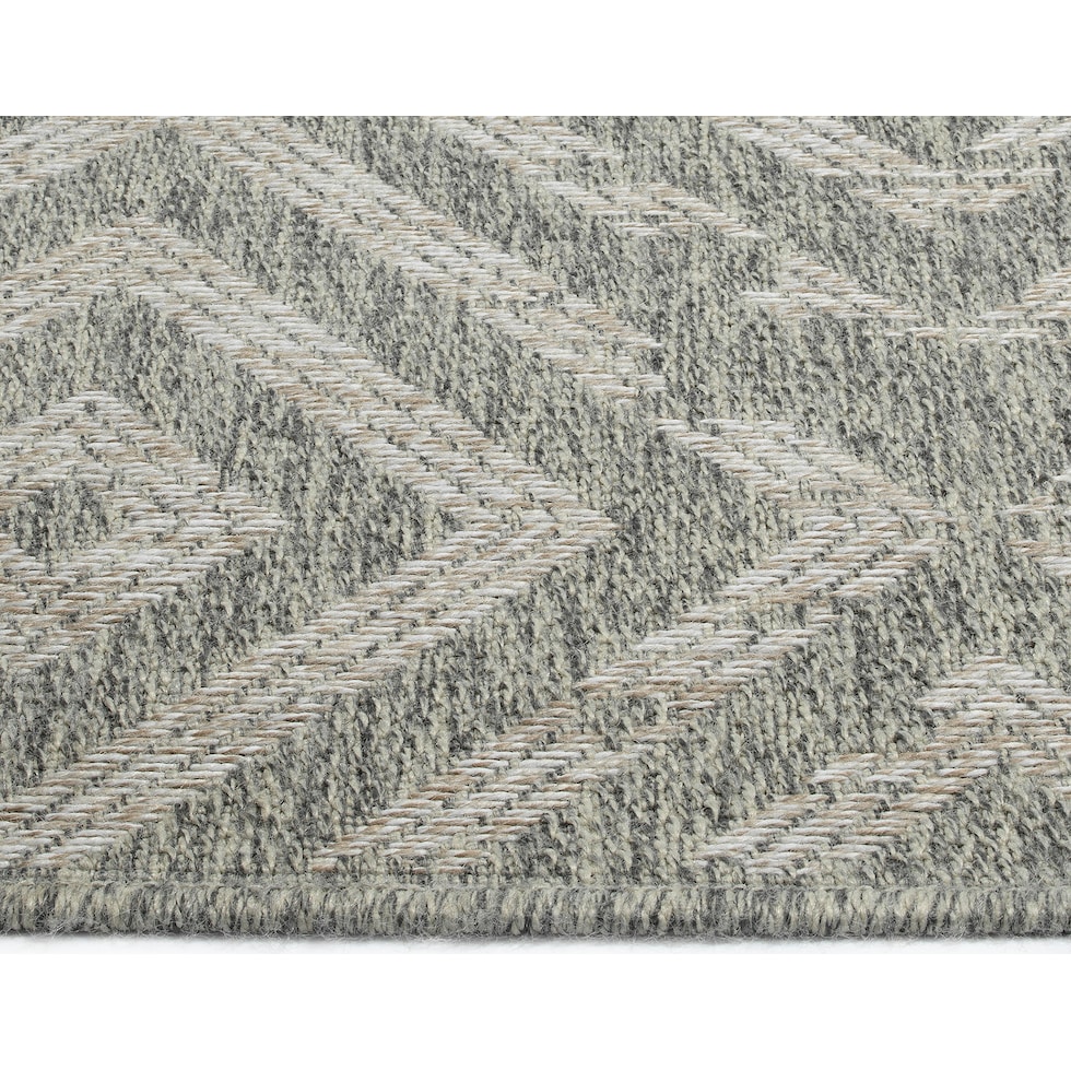 palma silver outdoor area rug   