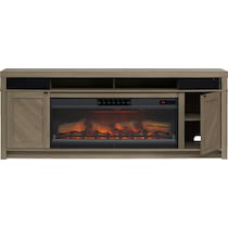 palmer dark brown fireplace tv stand   