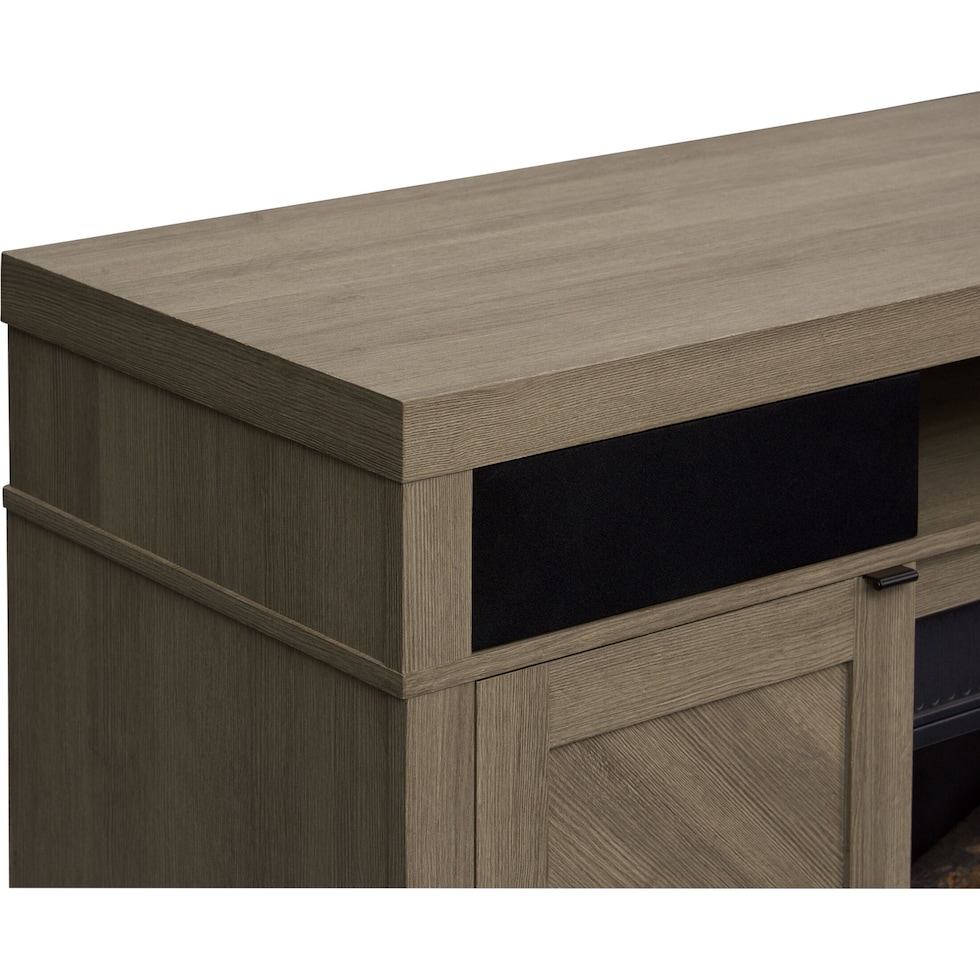 palmer dark brown fireplace tv stand   