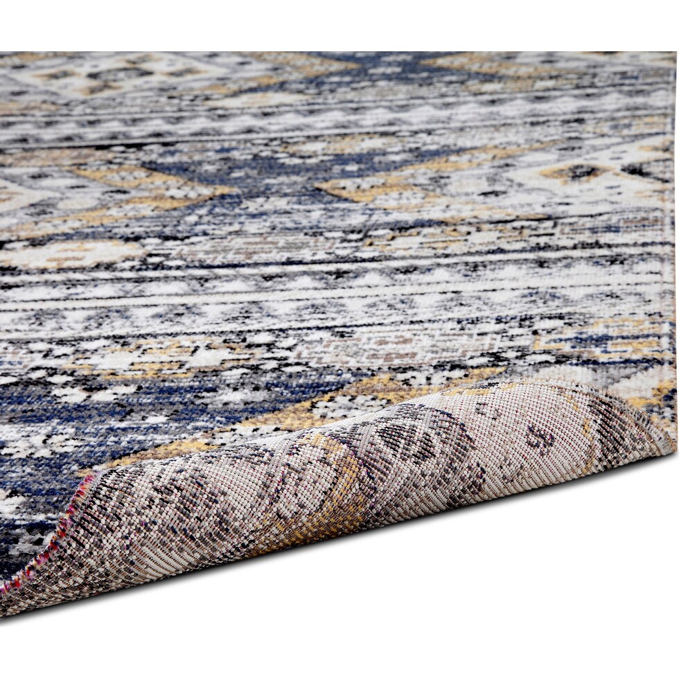 palms blue diamond outdoor area rug   