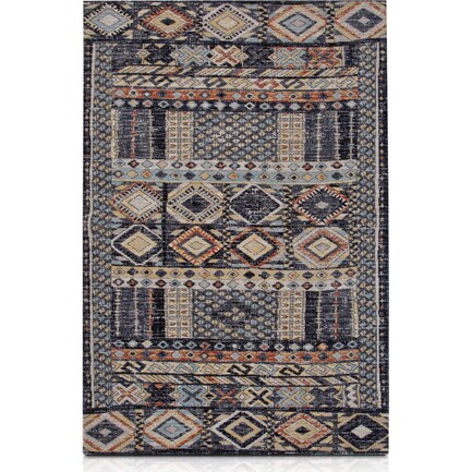 Palms Indoor/Outdoor 5' x 8' Area Rug - Blue Multi