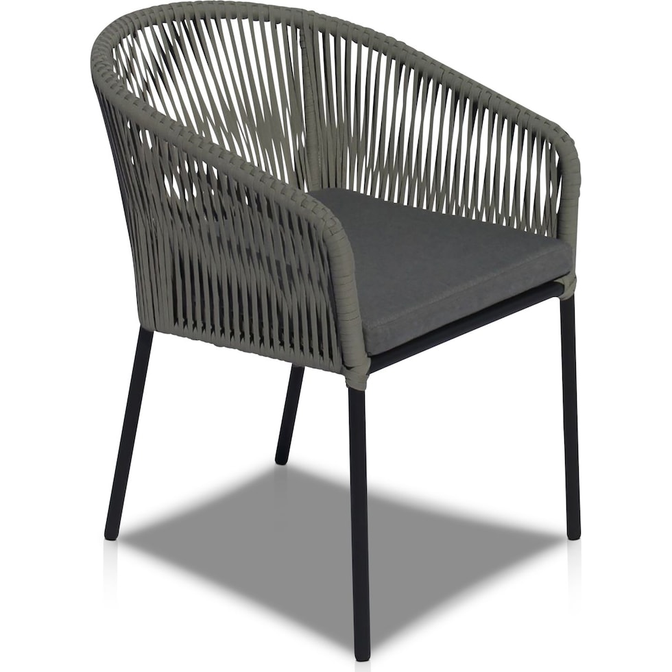 paloma black outdoor chair   