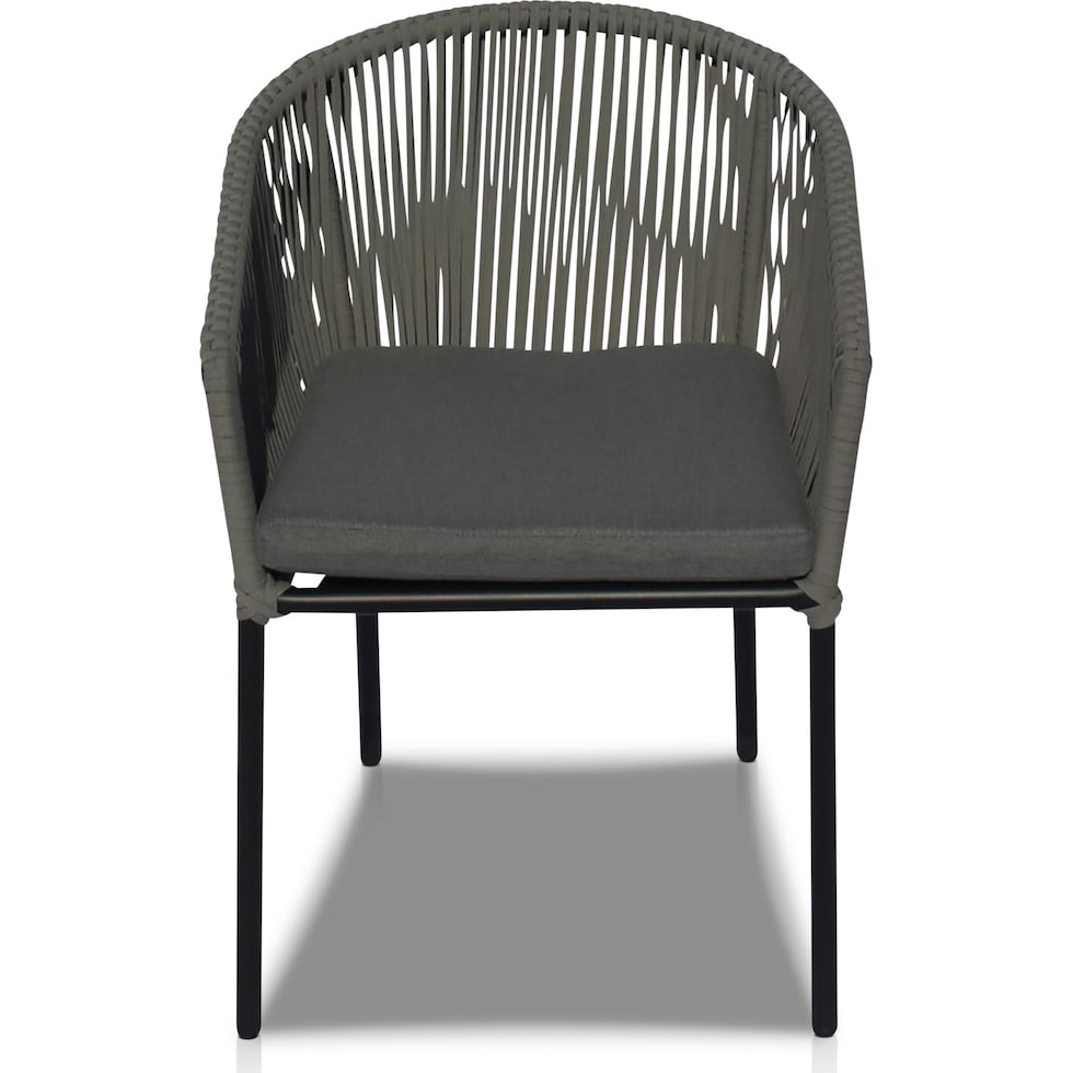 paloma black outdoor chair   