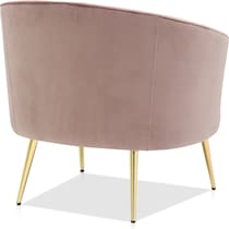pansy pink accent chair   