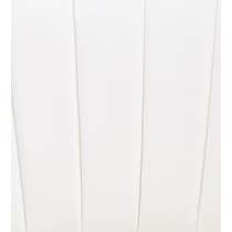 pansy white desk chair   